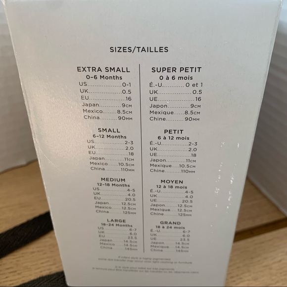 Uggs pink infant Caden boots see size chart - Picture 7 of 7